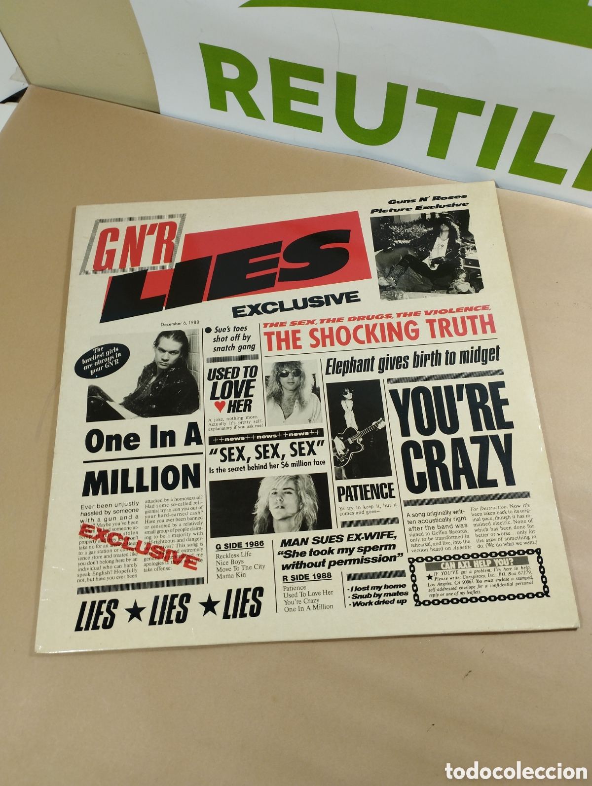 guns n' roses. live like a suicide. lp - Buy LP vinyl records of