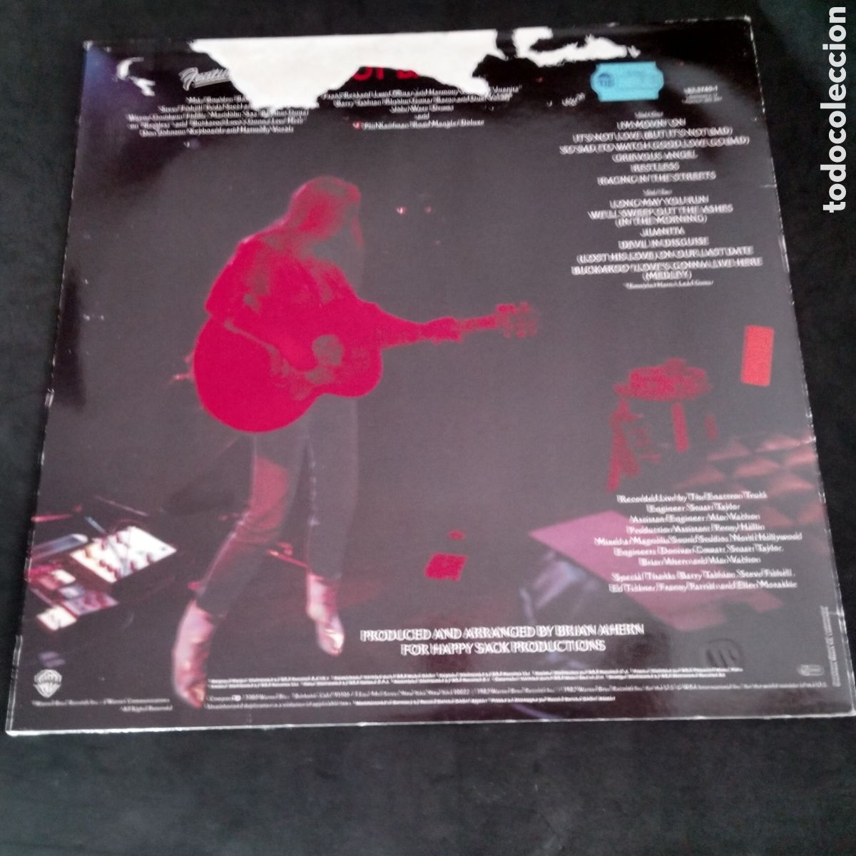 Discos de vinilo: EMMYLOU HARRIS - LAST DATE - LP - 1982 - Foto 2