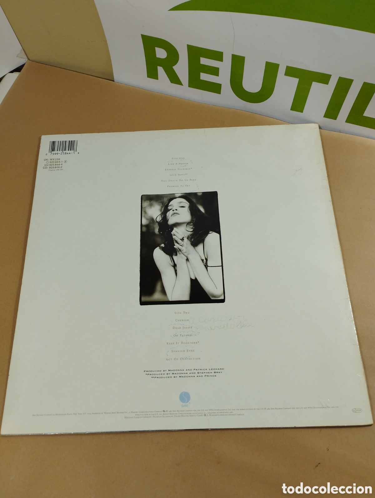 Discos de vinilo: Madonna. Like a prayer. Lp - Foto 2