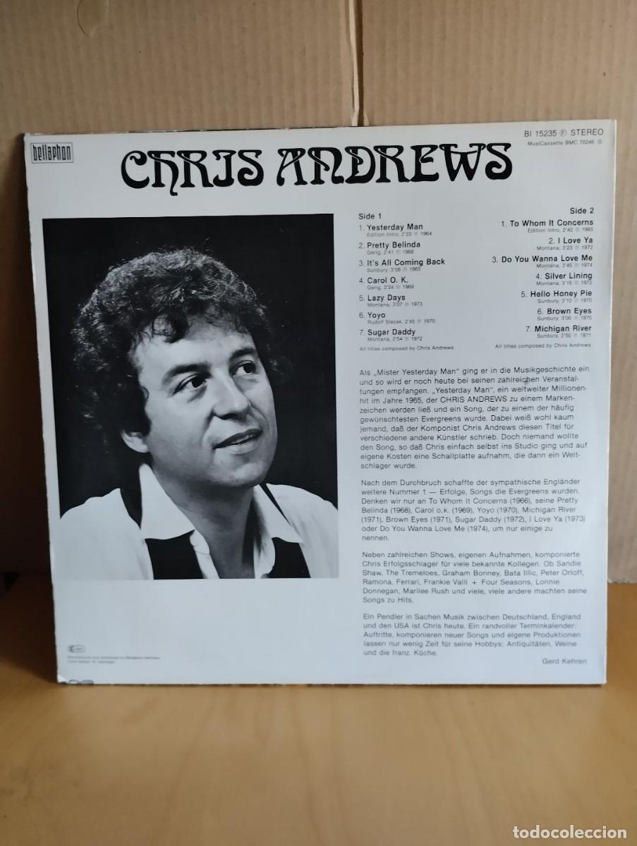 Discos de vinilo: CHRIS ANDREWS ----- SAME - Foto 2