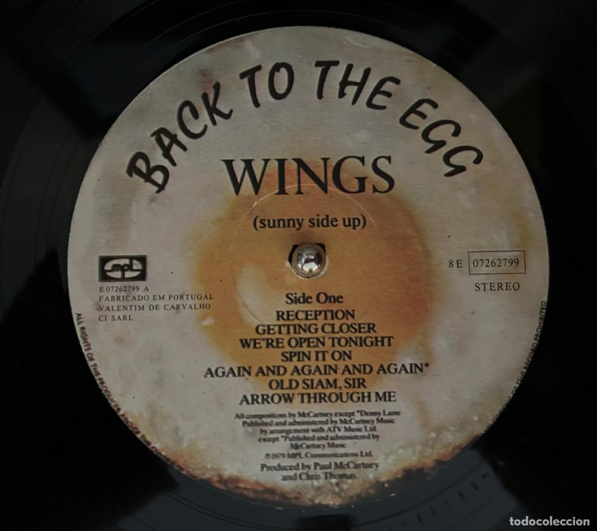 Discos de vinilo: Wings (2) &lrm;&ndash; Back To The Egg. Estado. Vg / Good. 1979 - Foto 3