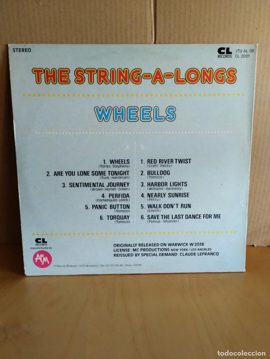 Discos de vinilo: THE STRING- A- LONGS ---- WHEELS - Foto 2