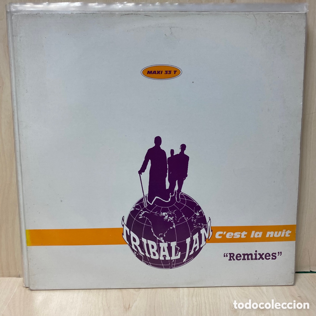 Discos de vinilo: Tribal Jam - CEst La Nuit Remixes (LP, Maxi) - Foto 1