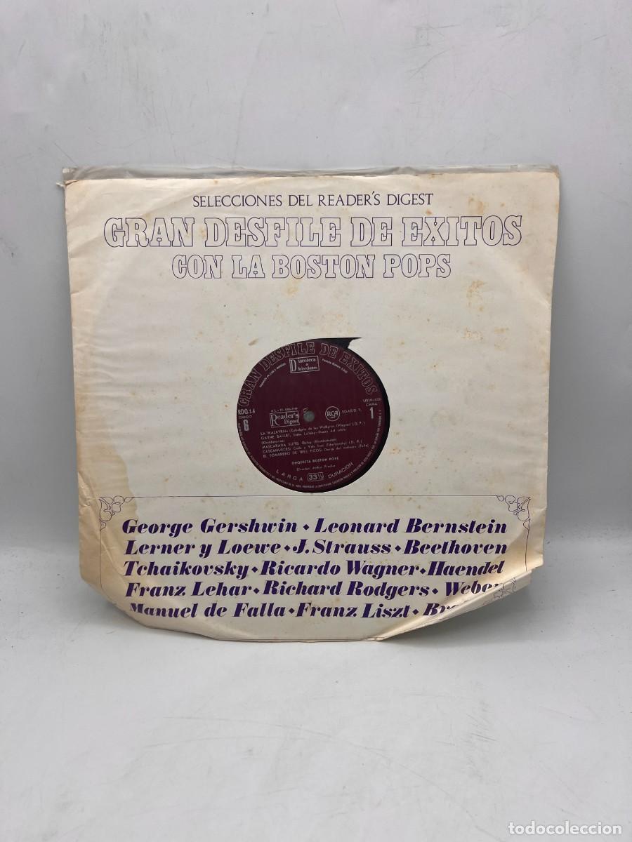 Disques de vinyle: LP - GRAN DESFILE DE EXITOS CON LA BOSTON POPS - DISCO 6- SELECCIONES READER'S DIGEST - MADRID 1968