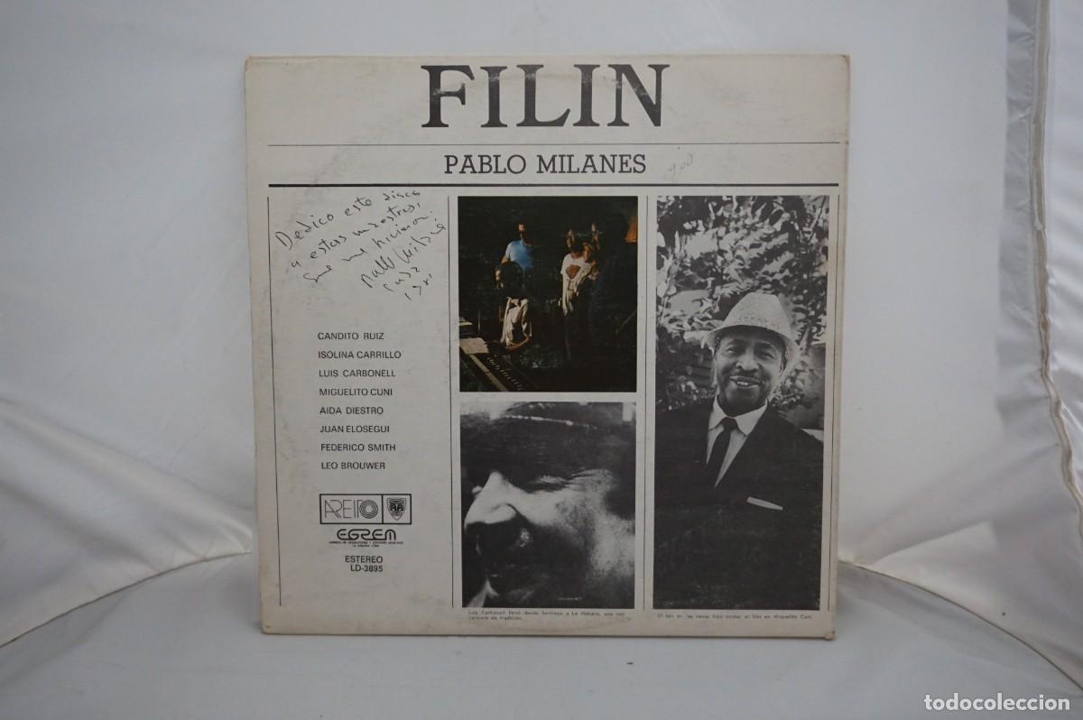 Discos de vinilo: LP - FILIN - PABLO MILANES - Foto 5