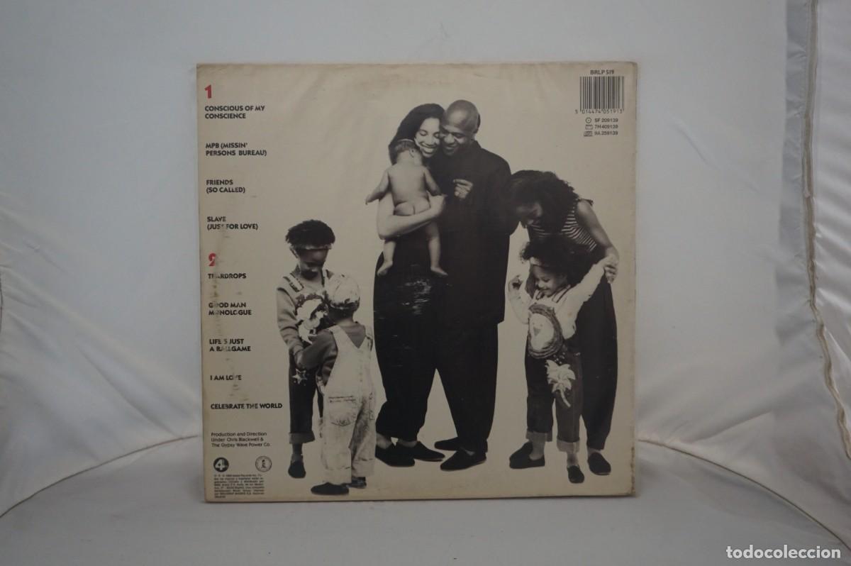 Discos de vinilo: LP - WOMACK & WOMACK - CONSCIENCE - Foto 3