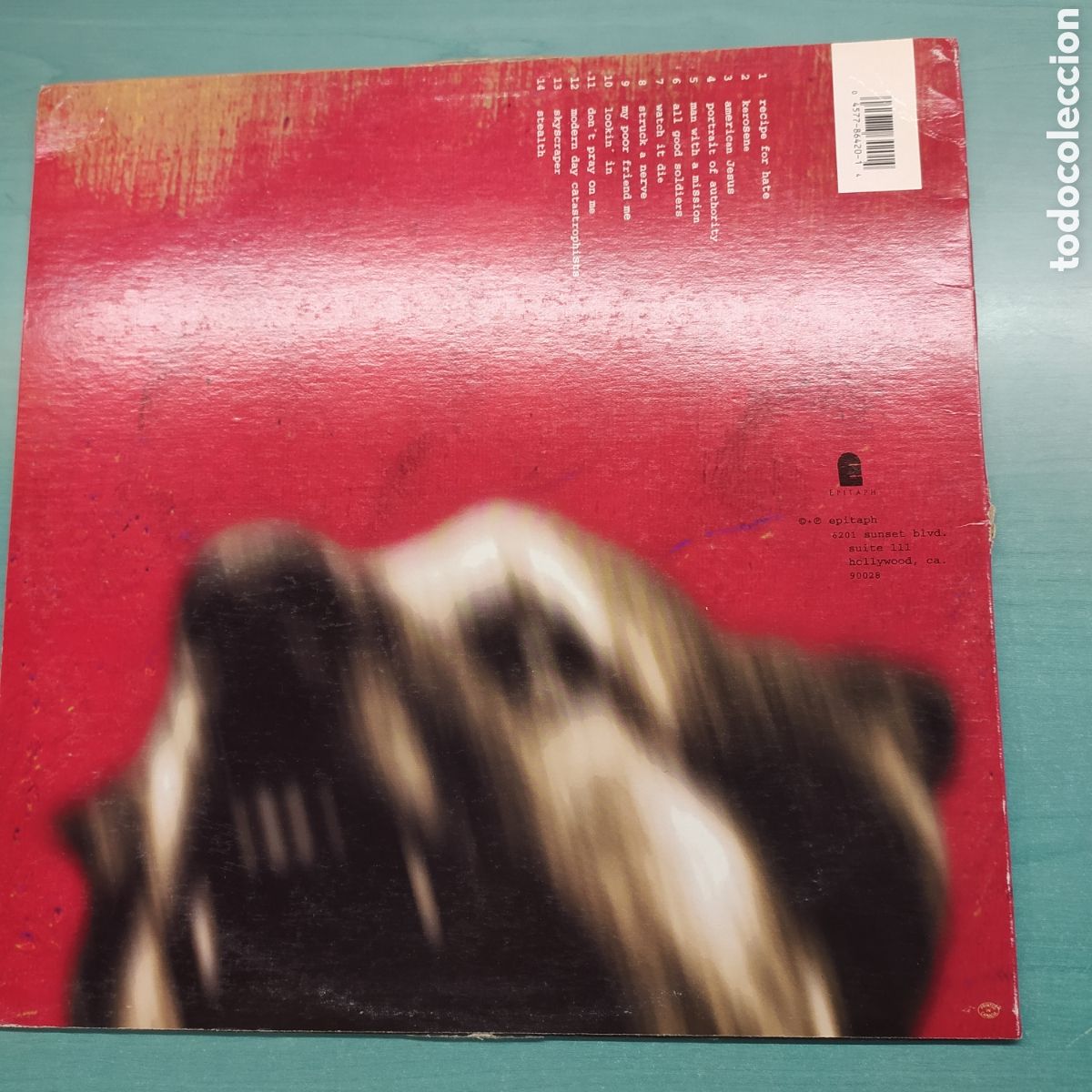 Discos de vinilo: Lp de BAT RELIGiON,edici&oacute;n de 1993 - Foto 2
