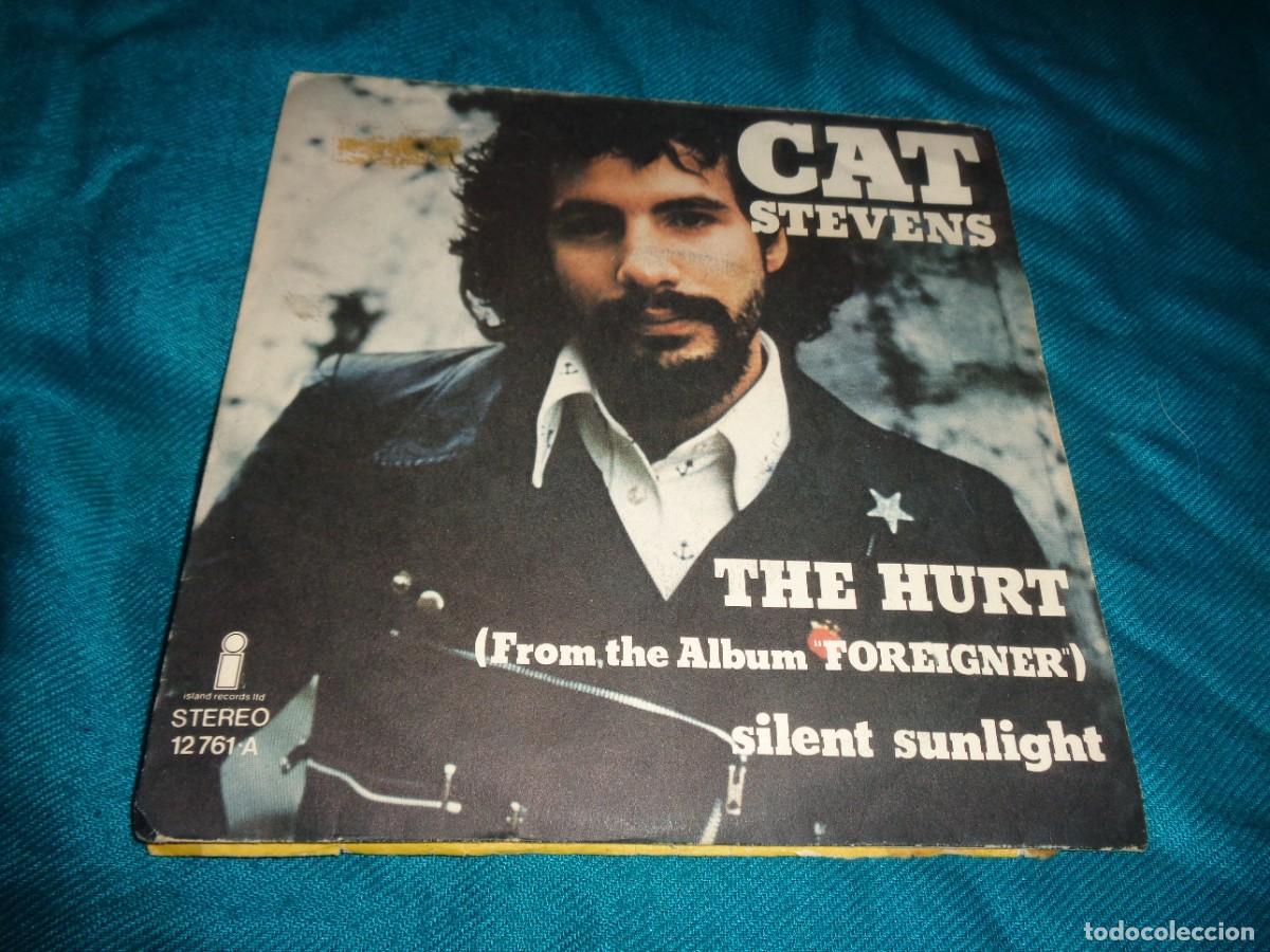 Discos de vinilo: CAT STEVENS. THE HURT / SILENT SUNLIGHT. ISLAND, 1973 - Foto 1