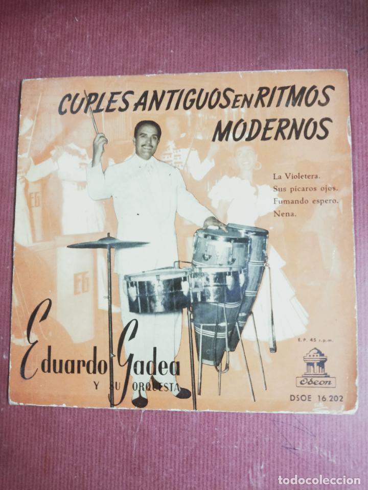 Discos de vinilo: EDUARDO GADEA Y SU ORQUESTA - LA VIOLETERA + 3. EP ODEON. - Foto 1