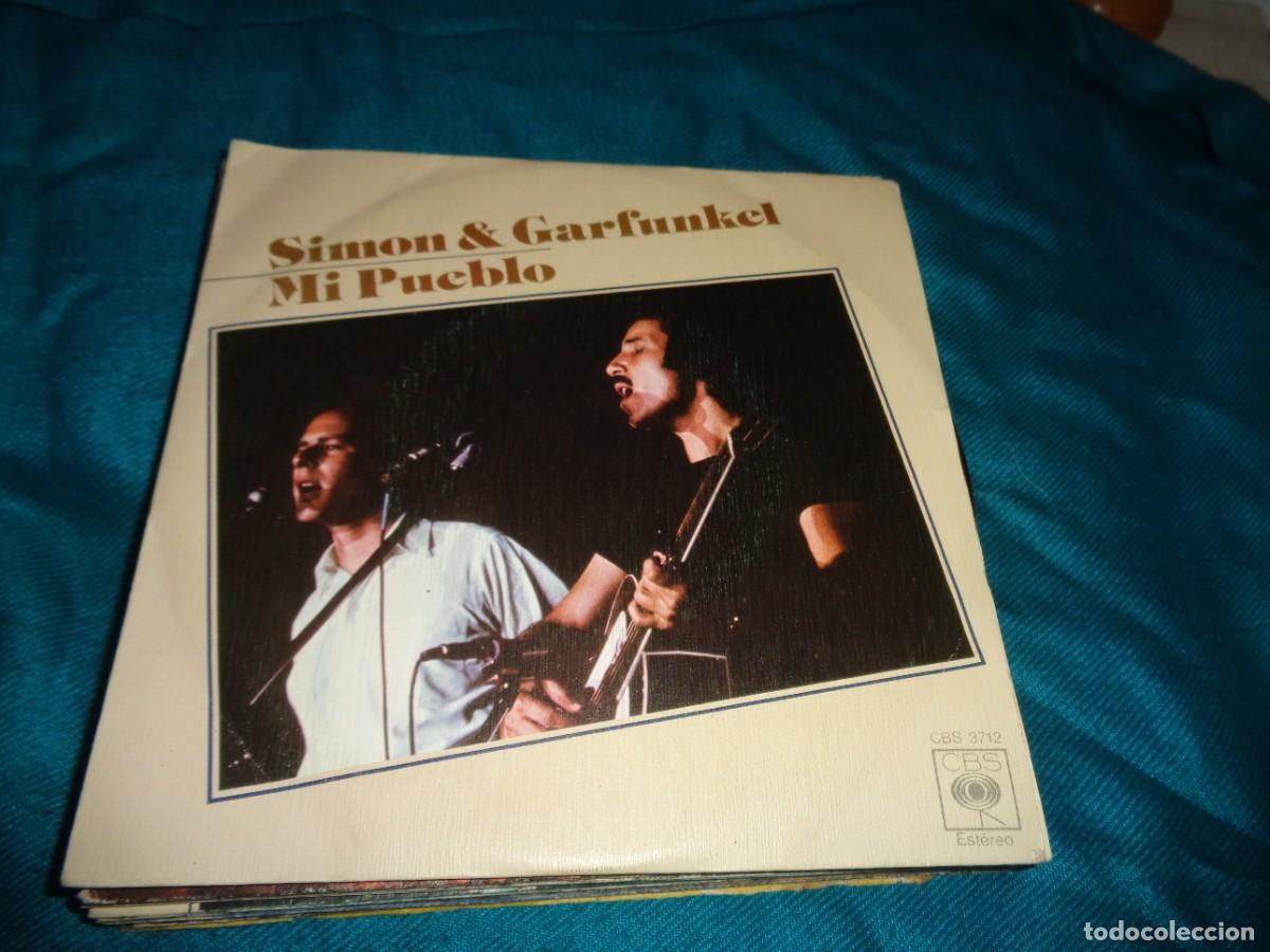 Discos de vinilo: SIMON & GARFUNKEL. MI PUEBLO + MU&Ntilde;ECA DE TRAPO + ERES AMABLE. CBS, 1975. IMPECABLE(#) - Foto 1