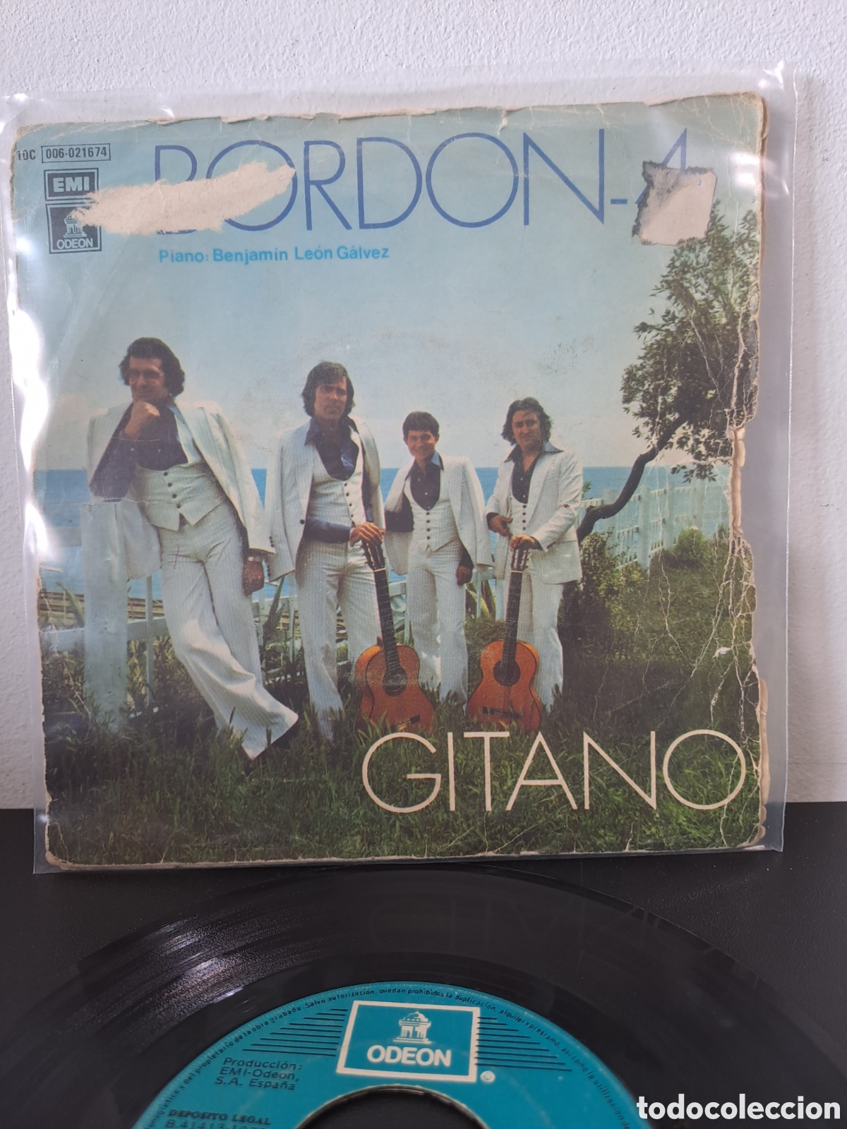 Discos de vinilo: BORDON 4. GITANO. - Foto 1