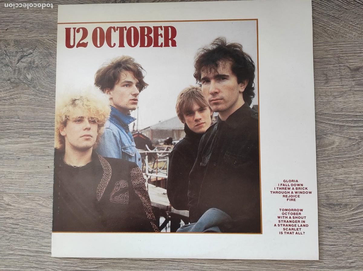 Discos de vinilo: U2 &lrm;&ndash; October - EDICION ESPA&Ntilde;OLA 1981 - Foto 1