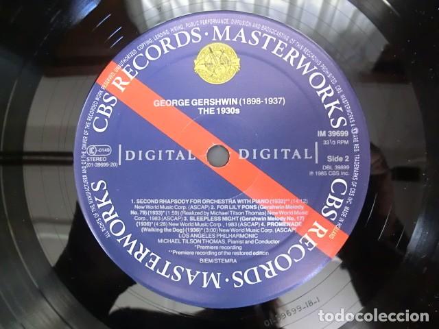 Discos de vinilo: Gershwin - Michael Tilson Thomas - LA Philharmonic &ndash; Rhapsody In Blue &bull; Second Rhapsody - etcFor - Foto 4