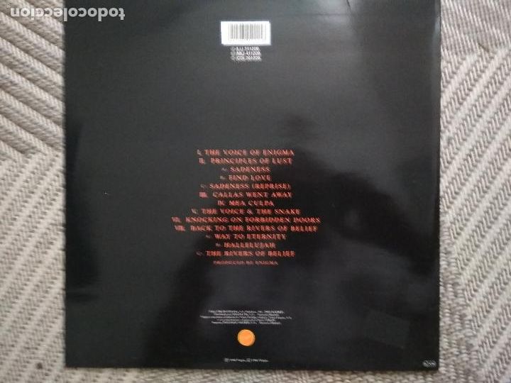 Discos de vinilo: ENIGMA - MCMXC A D. 1990, edc espa&ntilde;ola - Foto 2