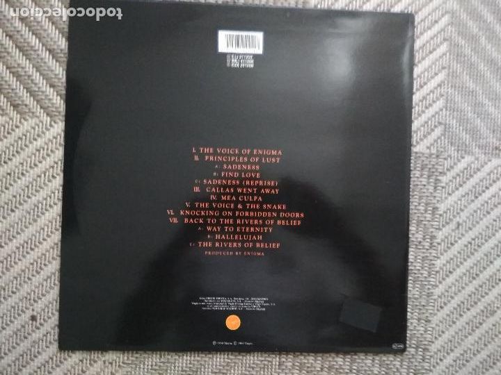 Discos de vinilo: ENIGMA - MCMXC A D. 1990, edc espa&ntilde;ola - Foto 4