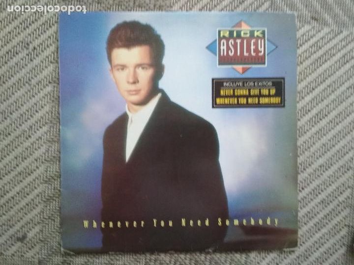Discos de vinilo: rick astley whenever you need somebody - Foto 1