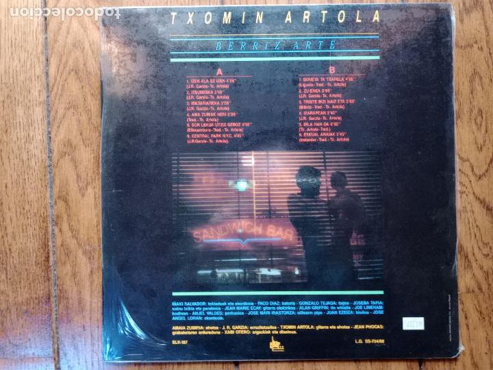 Discos de vinilo: Txomin Artola - berriz arte - Foto 2