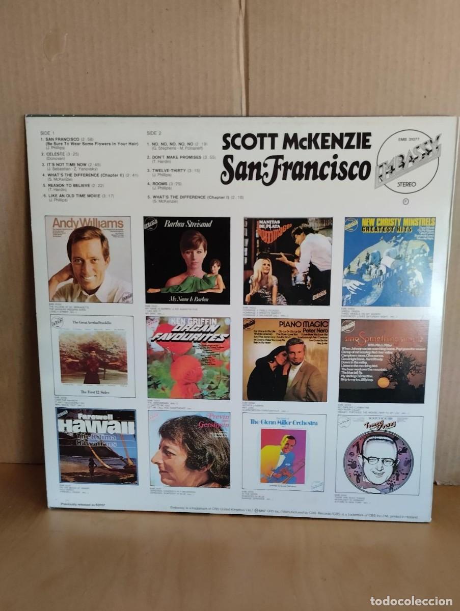 Discos de vinilo: SCOTT MCKENZIE --- SAN FRANCISCO - Foto 2