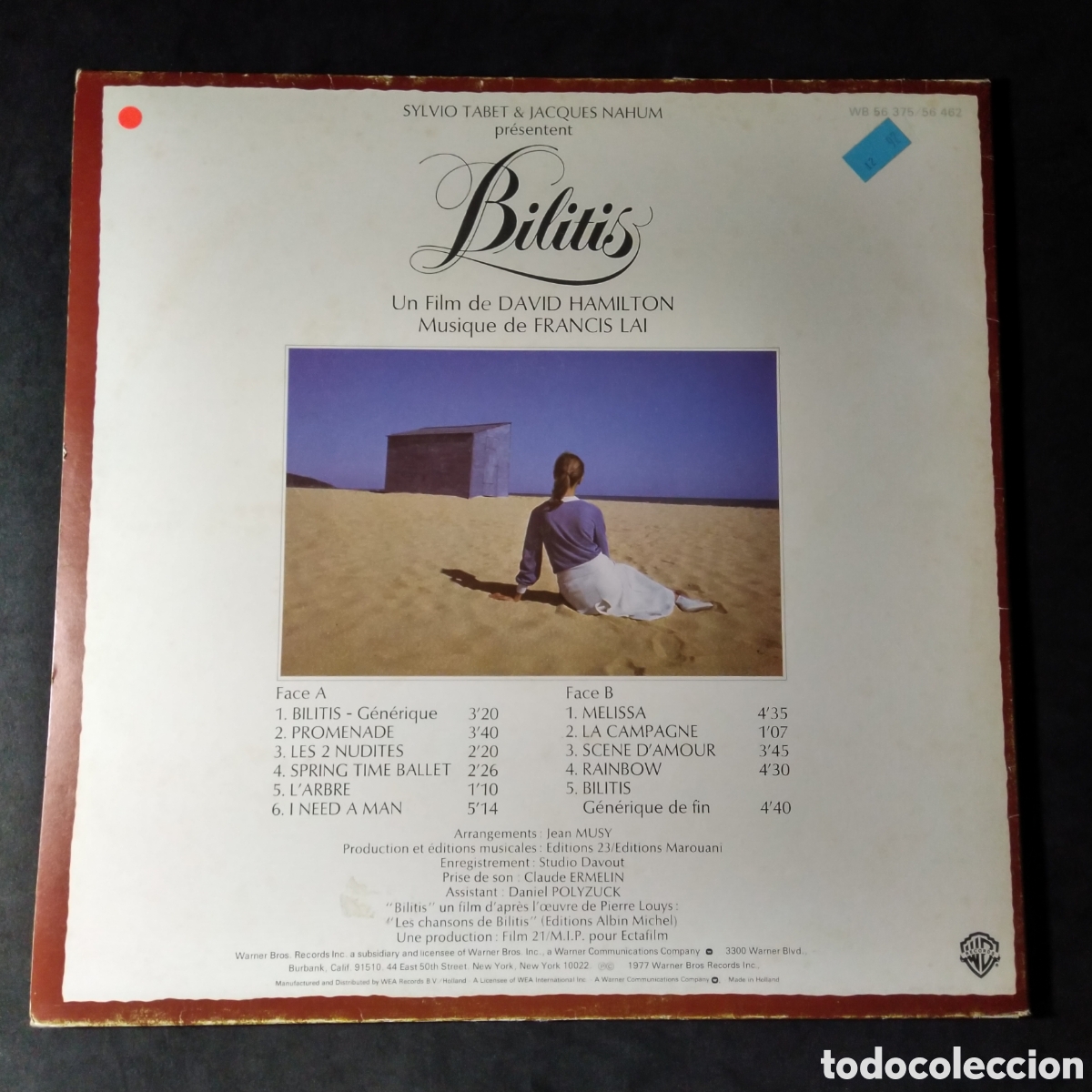 bilitis - francis lai - lp - carpeta desplegabl - Compra venta en  todocoleccion