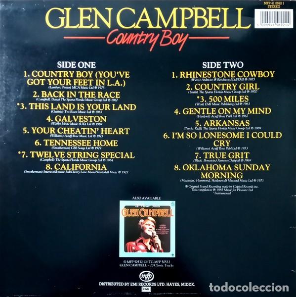 Discos de vinilo: Glen Campbell &ndash; Country Boy - Foto 2