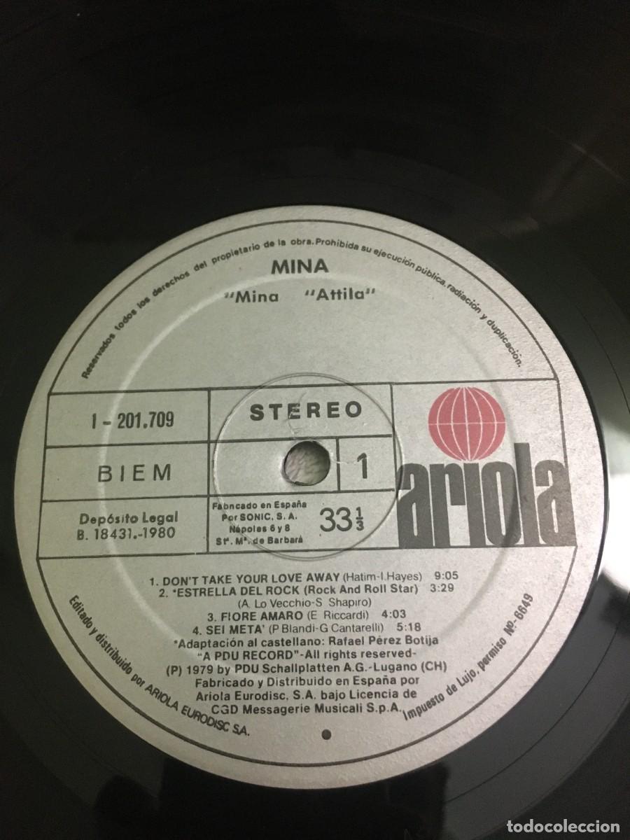 Discos de vinilo: Mina &lrm;&ndash; Attila - Foto 4