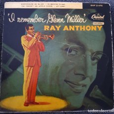 Discos de vinilo: RAY ANTHONY - EP SPAIN 1959 - CAPITOL EAP-2-476 SERENADE IN BLUE (I REMEMBER GLENN MILLER)
