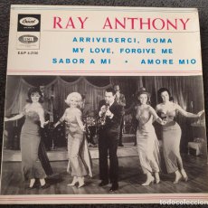 Discos de vinilo: RAY ANTHONY - EP SPAIN 1966 - CAPITOL EAP-4-2150 ARRIVEDERCI ROMA
