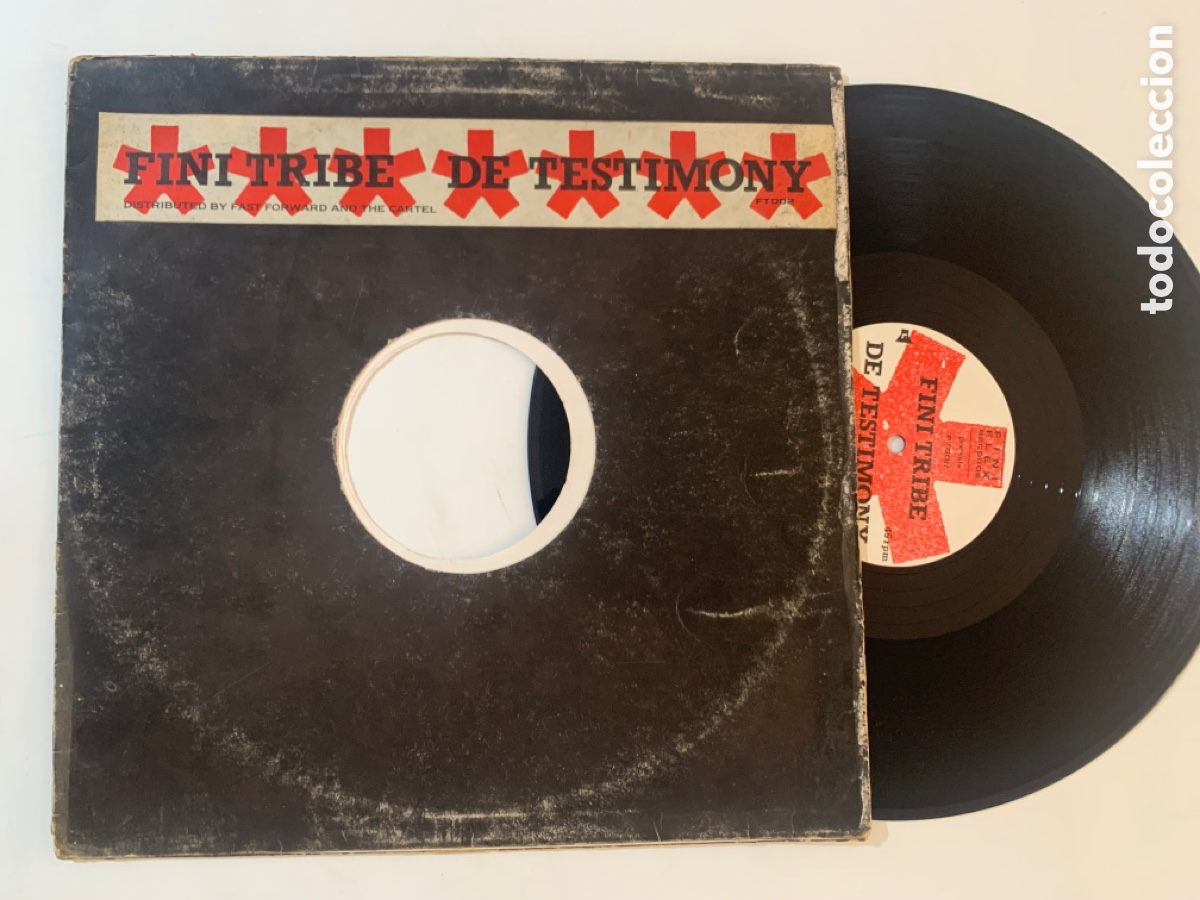 Discos de vinilo: Maxi 12&rsquo;&rsquo; fini tribe de testimony - Foto 1