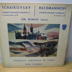 Discos de vinilo: DISCO VINILO. TCHAIKOVKY. RACHMANINOFF. ORQUESTA SINFONICA DE VIENA JEAN FOURNET. PHILIPS.1960