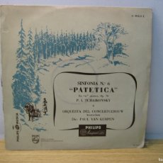 Discos de vinilo: DISCO VINILO. SINFONIA Nº 6 PATETICA. P.I. TCHAIKOVSKY. PAULVAN KEMPEN. PHILIPS.1959