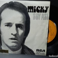 Discos de vinilo: MICKY - SOY ASÍ + LA BALADA DEL MURGUITRÓN SINGLE (RCA, 1973) PEPETO