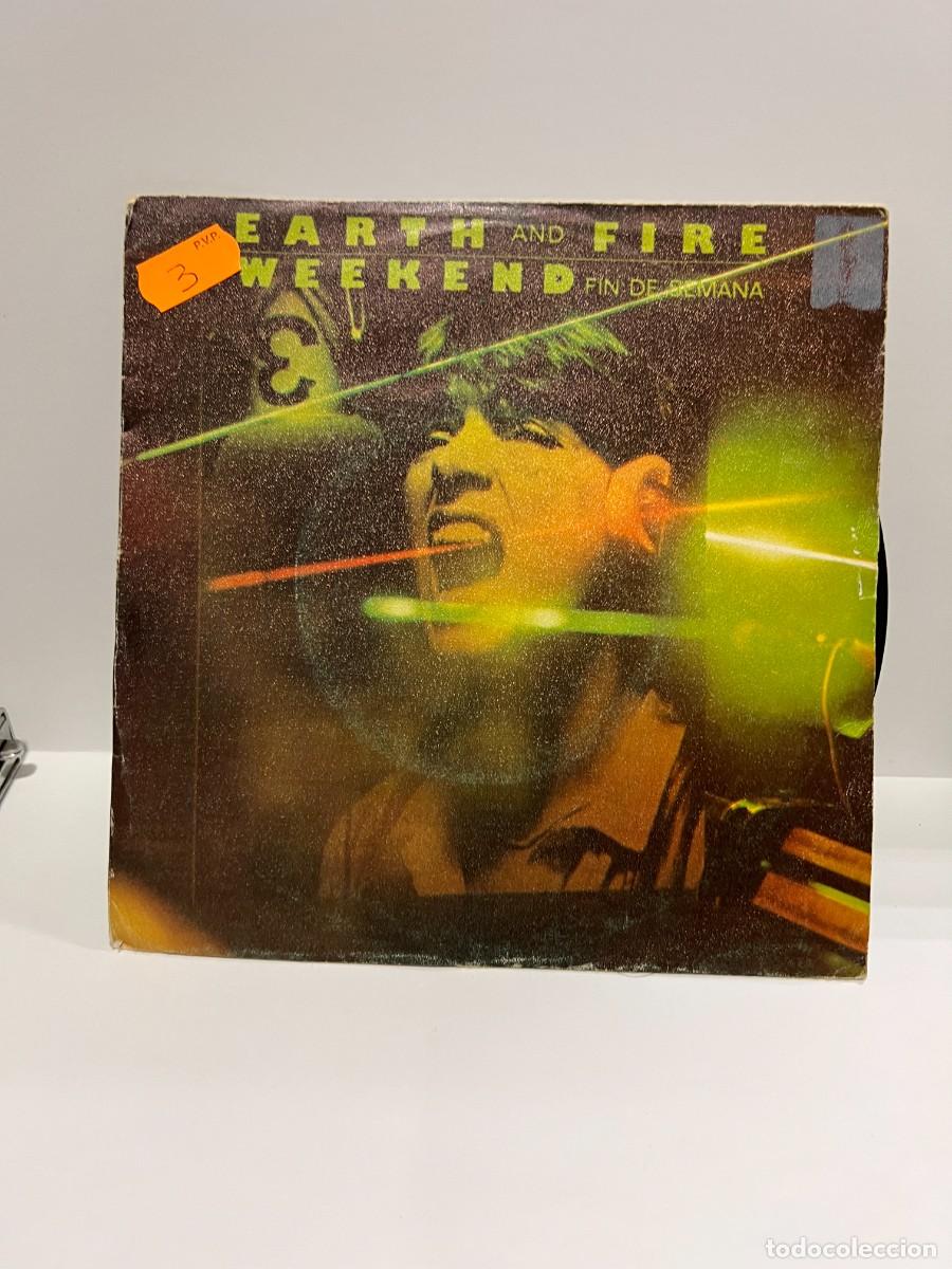 Discos de vinilo: SINGLE - EARTH AND FIRE - WEEKEND / ANSWER ME - VERTIGO - MADRID 1980 - Foto 1