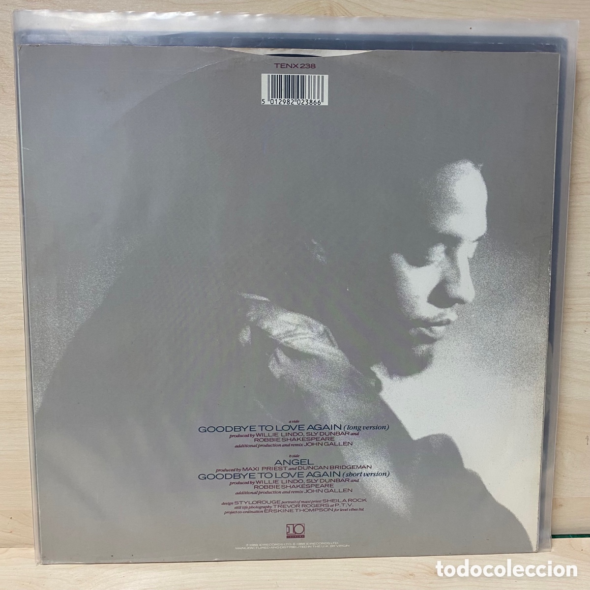 Discos de vinilo: Maxi Priest - Goodbye To Love Again (12&rdquo;) - Foto 2