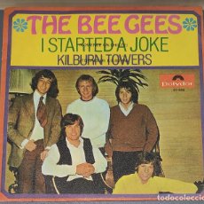 Discos de vinilo: BEE GEES ” I STARTED A JOKE/KILBURN TOWERS ” SINGLE 7” POLYDOR REF. 60 045 ED. ESPAÑOLA 1969
