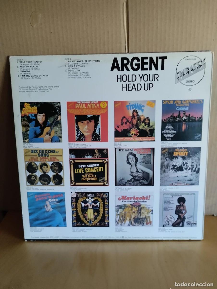 Discos de vinilo: ARGENT ---- HOLD YOUR HEAD UP - Foto 2