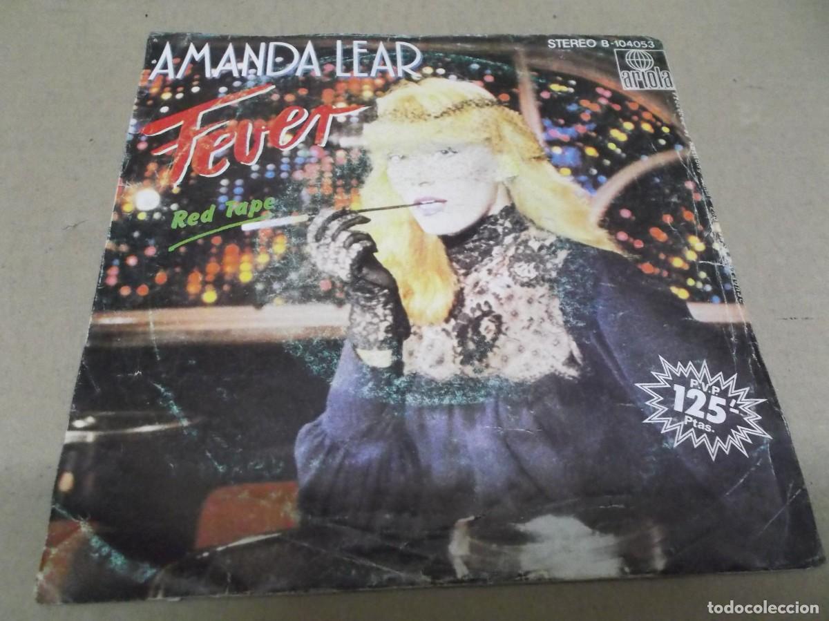 Discos de vinilo: AMANDA LEAR (SINGLE) FEVER A&Ntilde;O 1982 - Foto 1