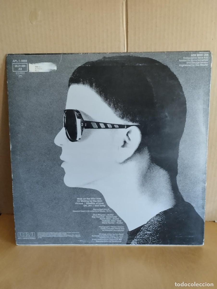 Discos de vinilo: LOU REED --- LIVE - Foto 2