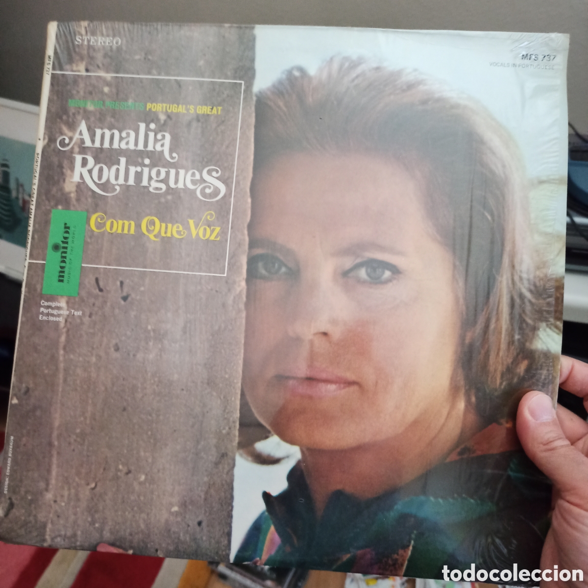 Discos de vinilo: Am&aacute;lia Rodrigues &ndash; Com Que Voz - Foto 1