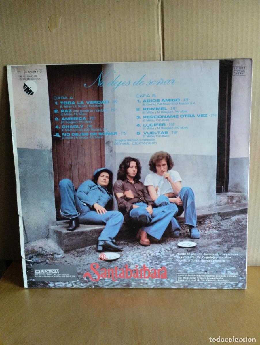 Discos de vinilo: SANTABARBARA --- CHARLY - NO DEJES DE SO&Ntilde;AR - Foto 2