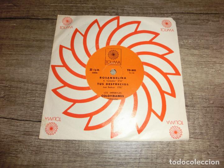 Discos de vinilo: LOS IMPERIALES - ROSANGELINA - Foto 1