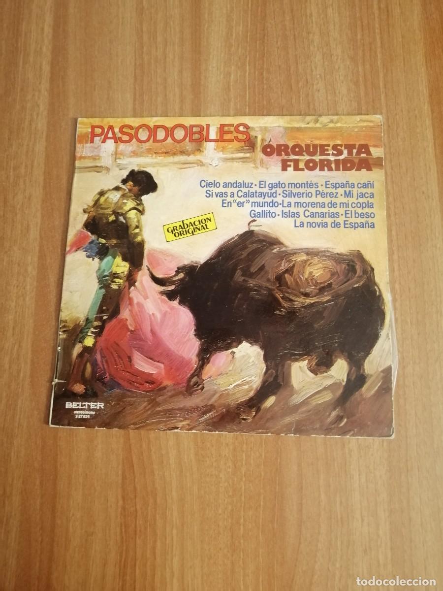 Discos de vinilo: LP PASODOBLE ORQUESTA FLORIDA - Foto 1