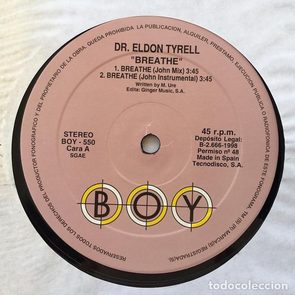 Discos de vinilo: Eldon Tyrell &lrm;&ndash; Breathe MAXI Boy Records &lrm;&ndash; BOY-550 - Foto 3