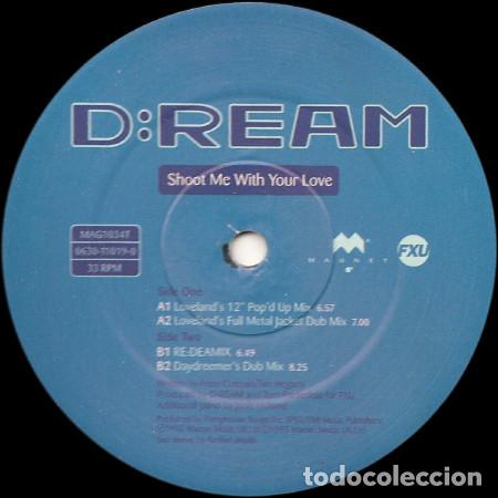Discos de vinilo: D:Ream &lrm;&ndash; Shoot Me With Your Love MAXI - Foto 3