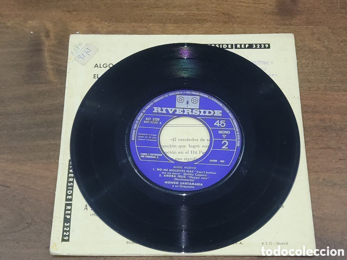 Discos de vinilo: EP Mongo Santamaria - Watermelon Man - Foto 3