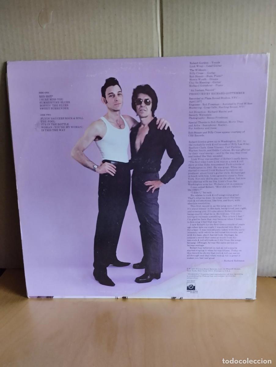 Discos de vinilo: ROBERT GORDON ---- WITH LINK WRAY - Foto 2