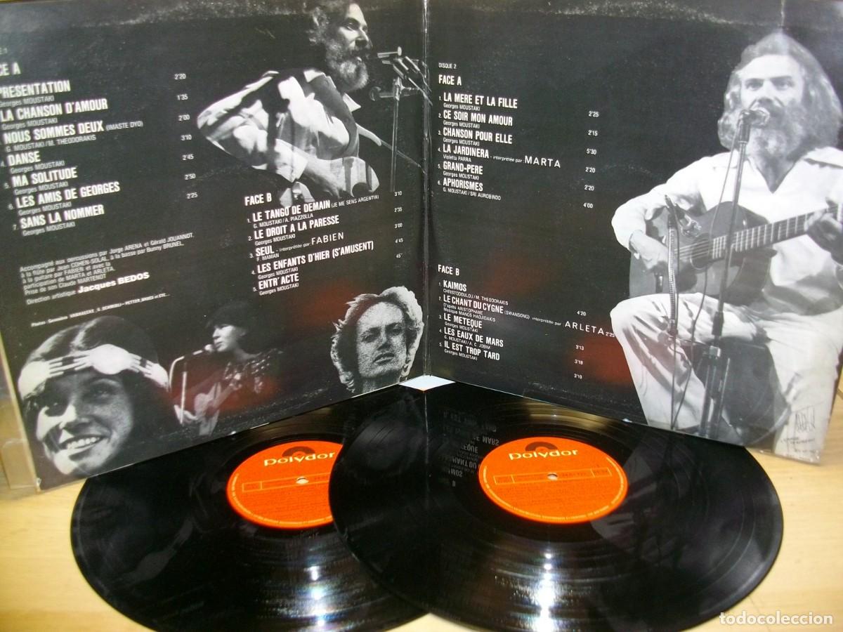 Discos de vinilo: Moustaki* &ndash; Live 2 x LP - Foto 3