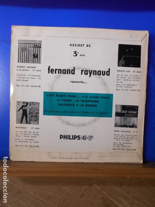 Discos de vinilo: Fernand Raynaud. Raconte....single - Foto 2