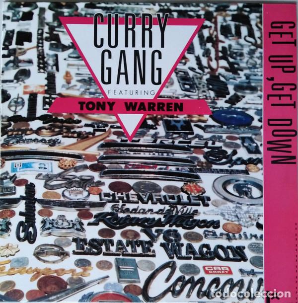 Discos de vinilo: Curry Gang Featuring Tony Warren &lrm;&ndash; Get Up, Get Down MAXI Basic Mix &lrm;&ndash; Basix - 006 - Foto 1