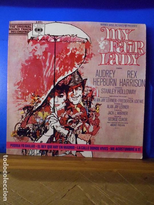 Discos de vinilo: EP - MY FAIR LADY CON AUDREY HEPBURN / REX HARRISON - Foto 1