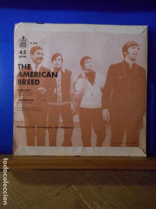 Discos de vinilo: THE AMERICAN BREED/DIME DIME/SINGLE. - Foto 2